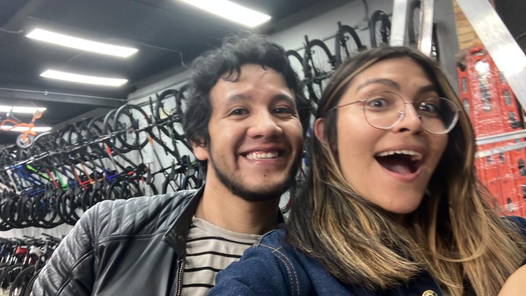 Comprando bicicleta